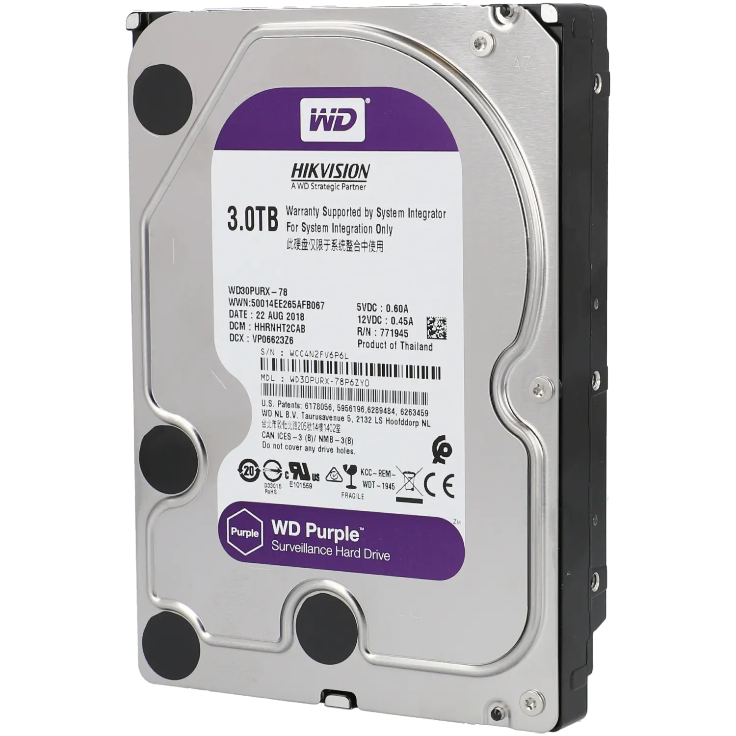Disco duro purple 3 tb