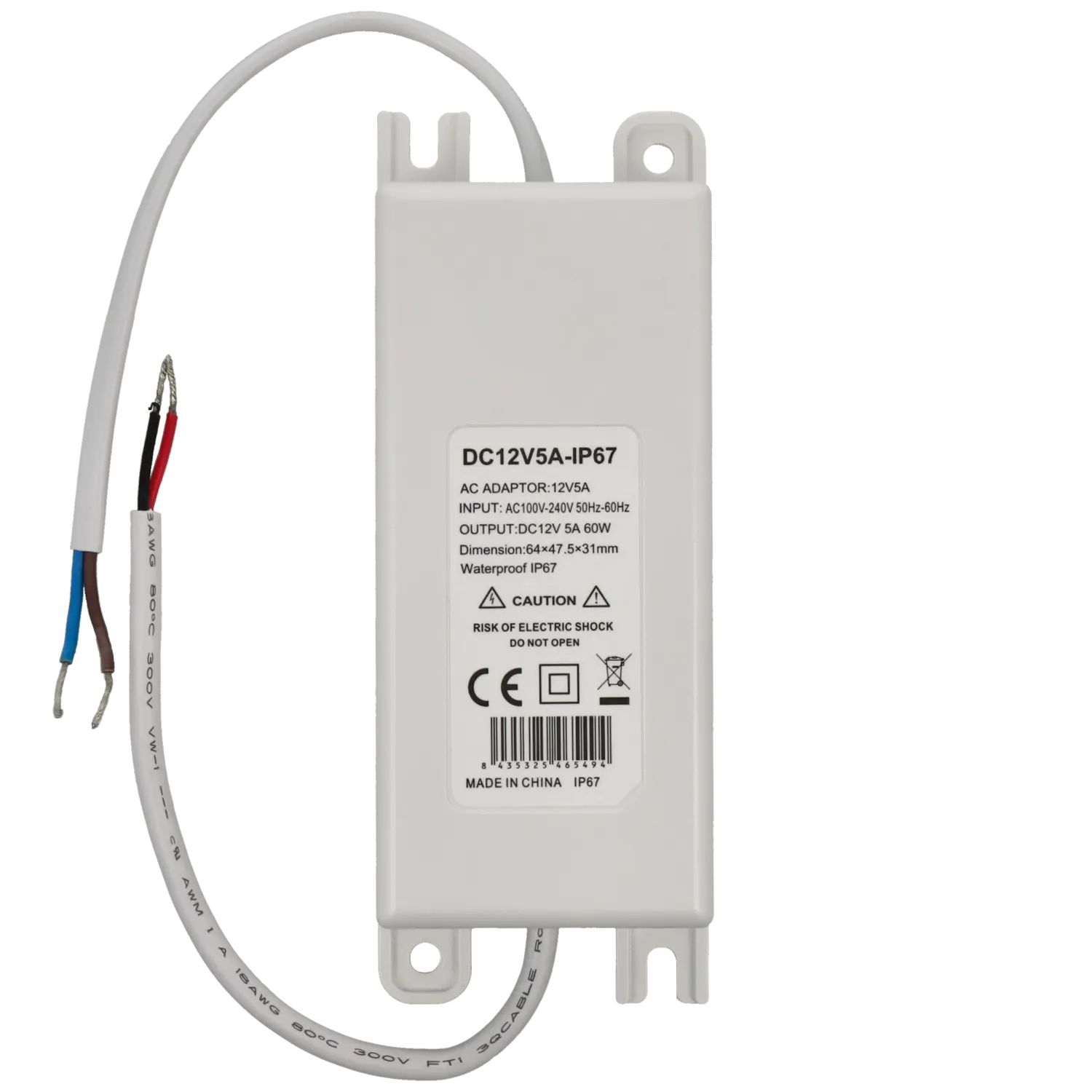 Dc 12v 5a power supply