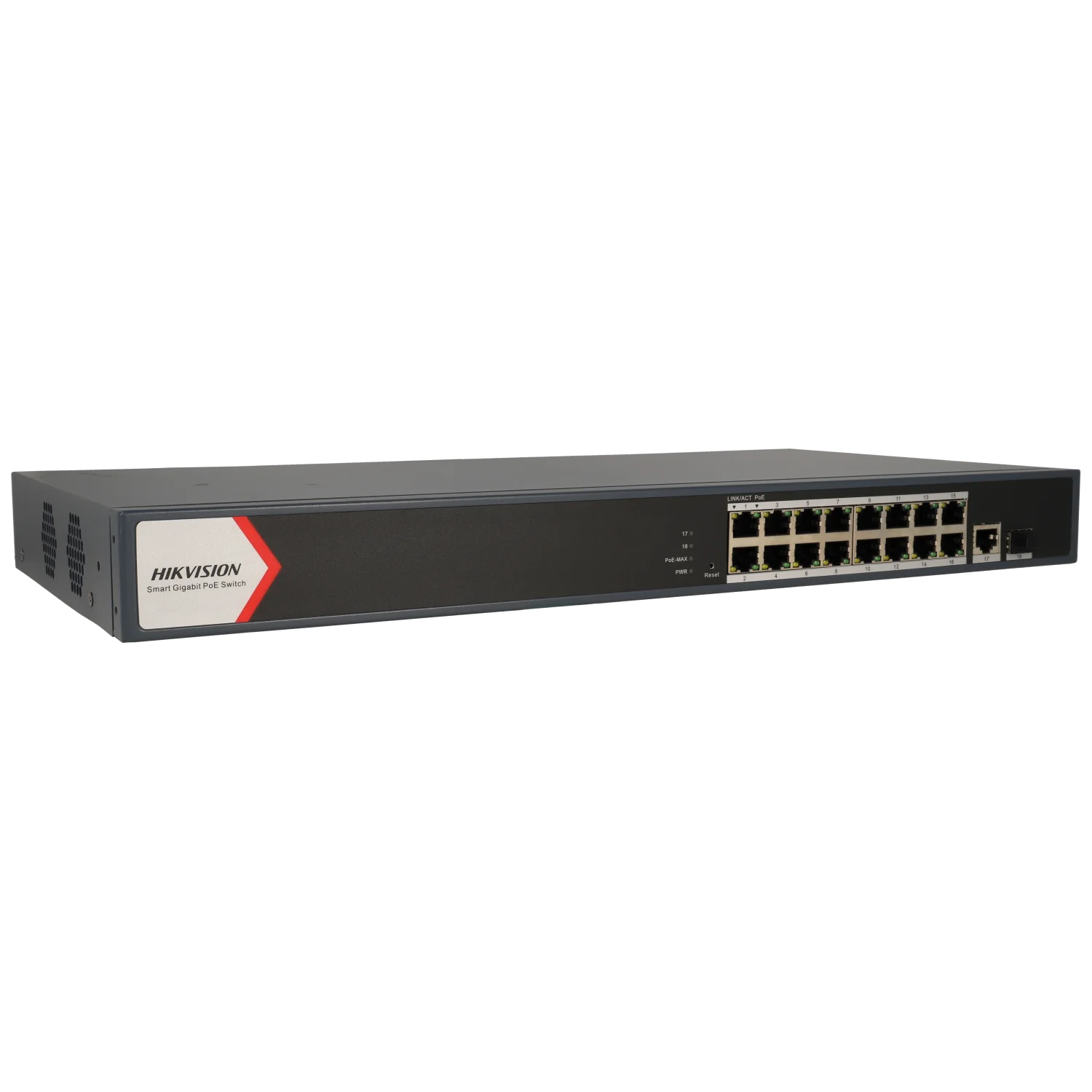 Switch 18 porte con 16 porte PoE