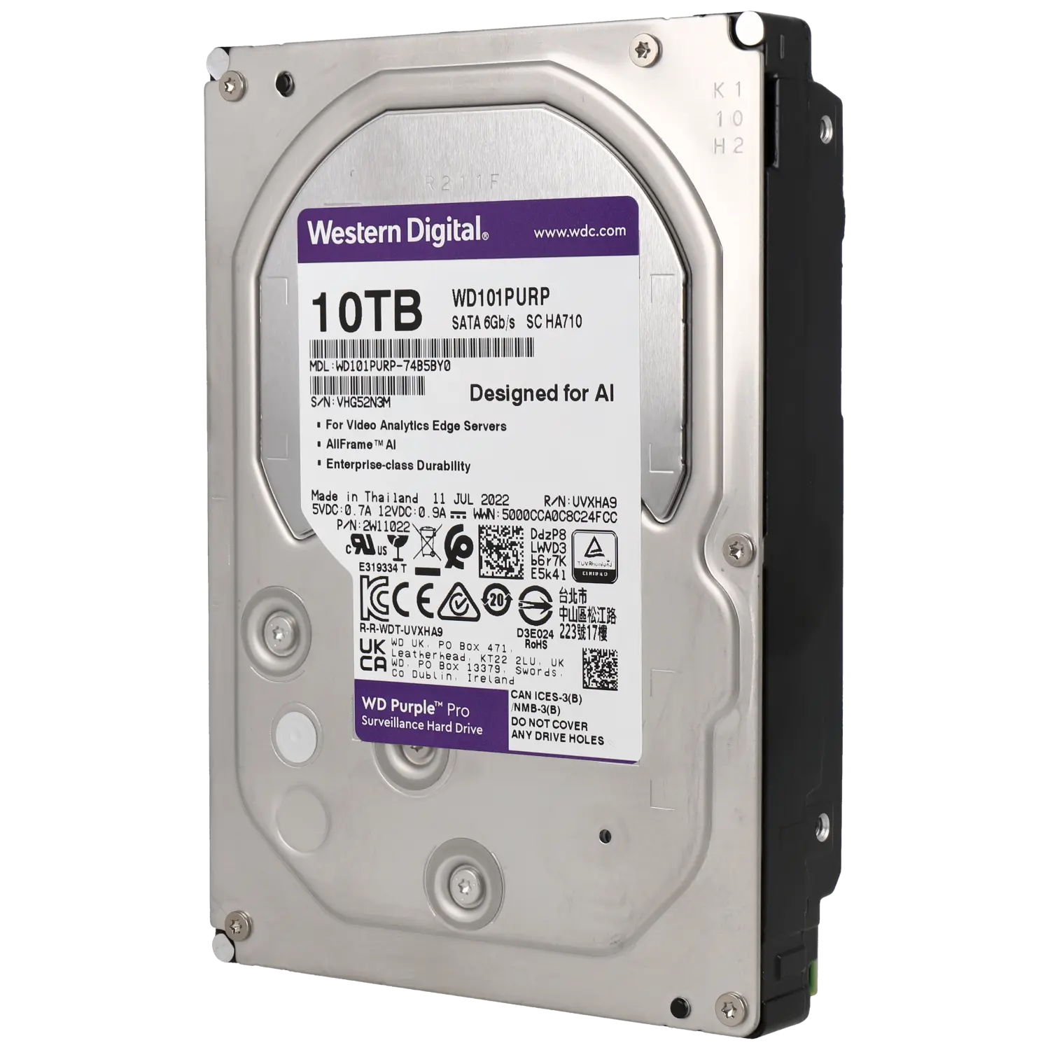 Disque dur purple 10 tb